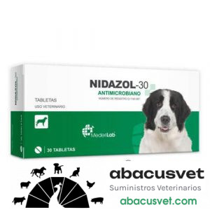 NIDAZOL - 30 tabletas caja con 30 tabletas - SUVET