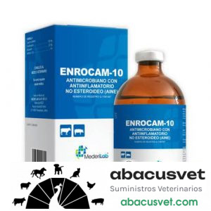 Enrocam - 10 Inyectable frasco de 100 ml - SUVET