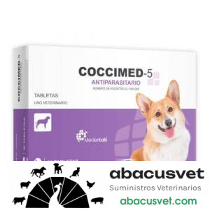 Coccimed 5 caja de 30 tabletas - SUVET