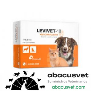 Levivet 10 Medicamento controlado caja de 30 tabletas - SUVET