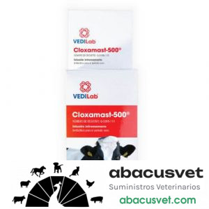 Cloxamast-500 cubetero con 50 jeringas de 7.5 gr - SUVET