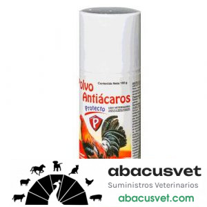 PROTECTO POLVO ANTIACAROS GALLO envase de 100 gr - SUVET