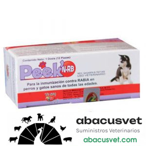 PEEK´ N- RB Rabia 12 unidosis blister de 12 dosis - SUVET