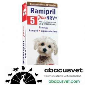 RAMIPRIL PLUS 5 frasco de 30 tabletas - SUVET