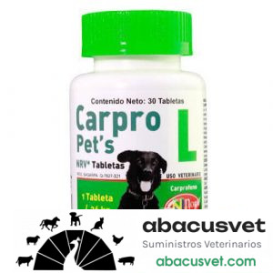 CARPRO PET´S L frasco de 30 tabletas - SUVET