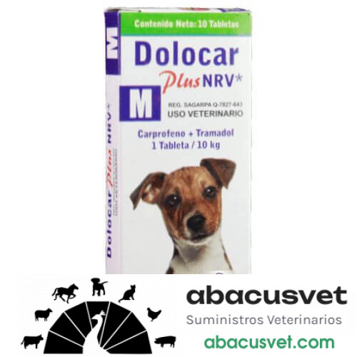 DOLOCAR PLUS NRV M caja de 10 tabletas - SUVET DOLOCAR PLUS NRV M caja de 10 tabletas - SUVET