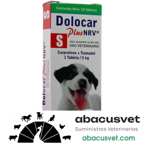 DOLOCAR PLUS NRV S caja de 10 tabletas - SUVET DOLOCAR PLUS NRV S caja de 10 tabletas - SUVET