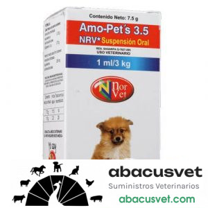 AMO-PETS 3.5 NRV Susp. Oral 7.5 g frasco de 7.5 gr - SUVET