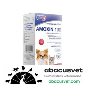 Amoxin 100 frasco de 30 ml - SUVET