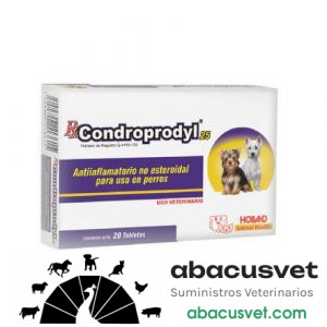 RX Ccondoprodryl caja con 20 tabletas de 25 mg - SUVET