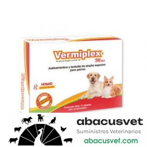 VERMIPLEX Puppy Max  con 6  carterass de 2 tabletas - SUVET