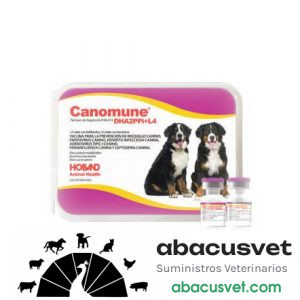 Canomune  Puppy DHA2PPI+L4 estuche con 12 dosis de 1 ml - SUVET