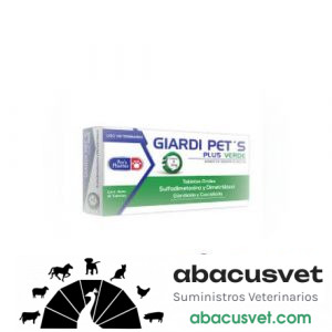Giardi Pets Plus Verde caja de 20 tabs - SUVET