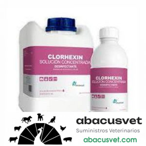 CLORHEXIN Solución Concentrada Sobre pedido y disponibilidad garrafa de 4 lt - SUVET