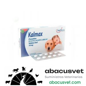 Kalmax caja con 10 tabletas de 20 mg - SUVET