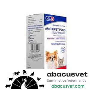 AMOXIPET PLUS Suspensión frasco de 15 ml - SUVET