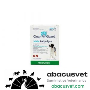 Jabón antipulgas Clean Guard  pieza de 80 g - SUVET