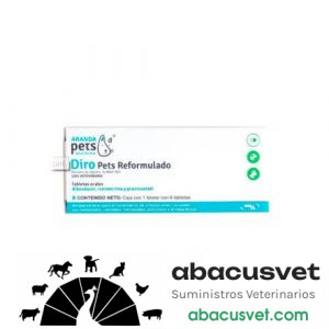 Diro Pets Reformulado frasco de 6 tabs - SUVET