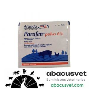 Parafen polvo 6% caja con 25 sobress de 10 gr - SUVET