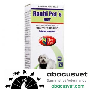 Raniti pets inyectable frasco de 50 ml - SUVET