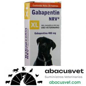 Gabapentin XL NVR Requiere receta médica cuantificada caja con 30 tabletas de 400 mg - SUVET