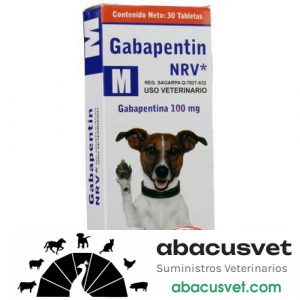 Gabapentin M NVR Requiere receta médica cuantificada caja con 30 tabletas de 100 mg - SUVET
