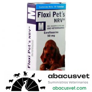 Floxi Pets M NVR  50 mg Caja de 30 tabletas - SUVET
