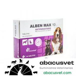 Alben Max 10 Sobre pedido caja de 30 tabletas - SUVET