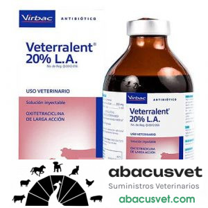 Veterralent 20% L.A. frasco de 250 ml - SUVET
