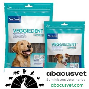 VEGGIEDENT FR3SH Small Empaque con 15 tirass - SUVET
