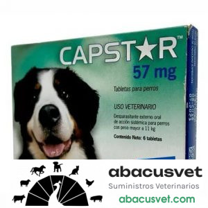 Capstar 57 mg Caja con 6 tabletas de 500 mg - SUVET