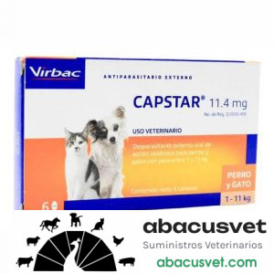Capstar 11.4 mg Caja con 6 tabletas de 100 mg - SUVET