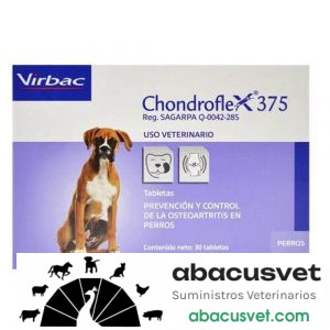 Chondroflex 375 Perros 15-25 kg caja de 30 tabletas - SUVET