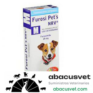 Furosi pets NVR M caja con 20 tabletas de 28 mg - SUVET