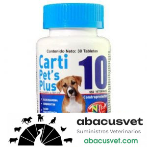 Cartipets Plus C 10 frasco de 30 tabletas - SUVET