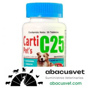 CARTI PET´S C 25 frasco de 30 tabletas - SUVET