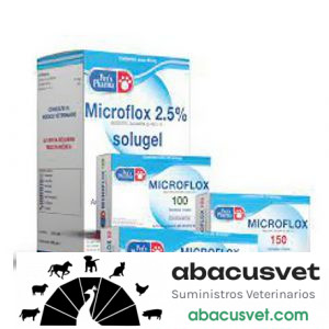Microflox 2.5% (Solugel) frasco de 60 ml - SUVET