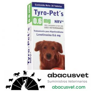 Tyropets G NVR la venta requiere receta médica caja con 30 tabletas de 0.6 mg - SUVET