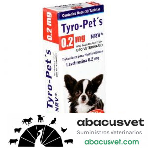 Tyropets S NVR la venta requiere receta médica caja con 30 tabletas de 0.2 mg - SUVET