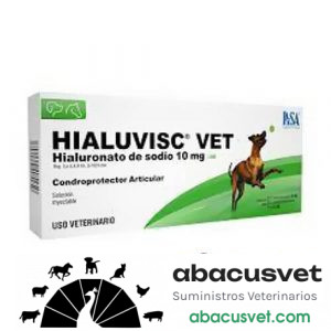 HIALUVISC VET 10 mg/mL SOL.INY Sobre pedido caja con 2 frascos de 4 ml - SUVET