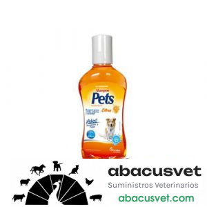 Pets Shampoo Citrus 250 ml frasco de 250 ml - SUVET