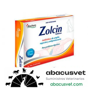 Zolcin 12 tabs. caja de 12 tabletas - SUVET