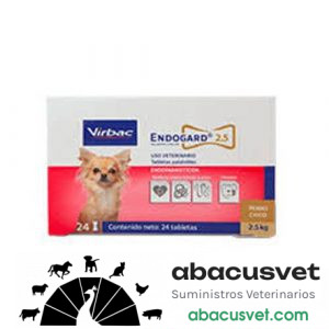 Endogard 2.5 caja de 24 tabletas - SUVET