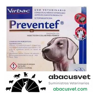 Preventef perro mediano agotado collar - SUVET