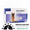 MILPRO Perro >5 Kg caja de 4 tabletas - SUVET