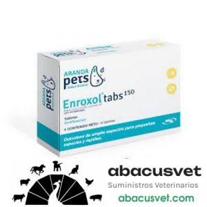 Enroxol Tabletas 150 caja con 10 tabletass de 150 mg - SUVET