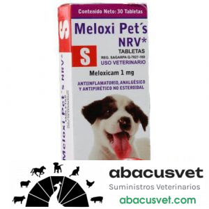 Meloxi-pets S caja de 30 tabletas - SUVET