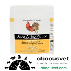 Super Amino Vit Eco Descontinuado frasco de 100 tabletas - SUVET