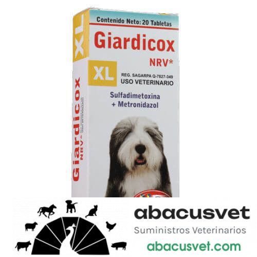 Giardicox NVR XL caja de 20 tabletas - SUVET Giardicox NVR XL caja de 20 tabletas - SUVET