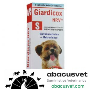 Giardicox NVR S caja de 20 tabletas - SUVET